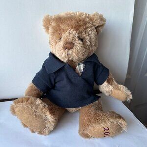 NEW Burberry Tan Teddy Bear in Navy Shirt